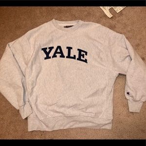 Yale Crew Neck Champion Sweatshirt 